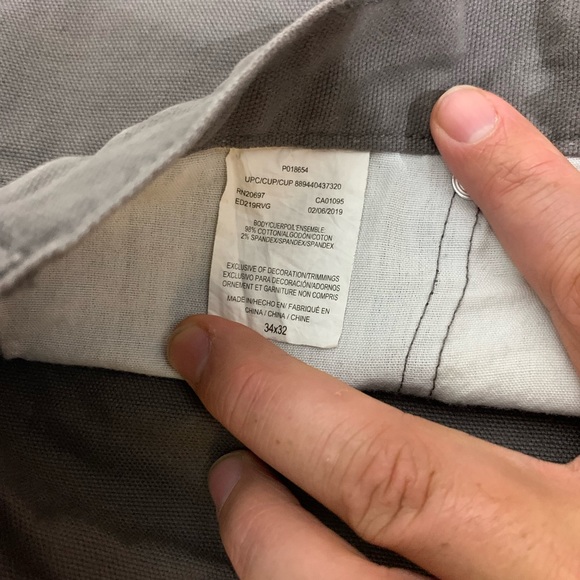 Dickies Work Pants Gray 34x32 - Picture 4 of 7